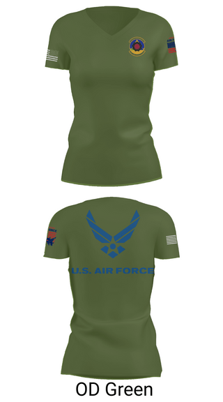 Womens Short Sleeve Vneck Shirt, 4th Component Maintenance Squadron, , Teamtime, Team time, sublimation, custom sports apparel, team uniforms, spirit wear, spiritwear, sports uniforms, custom shirts, team store, custom team store, fundraiser sports, apparel fundraiser