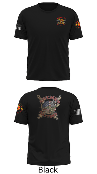 Old School Cotton Feel Shirt, Archer Battery 2-2 FA, Army, Teamtime, Team time, sublimation, custom sports apparel, team uniforms, spirit wear, spiritwear, sports uniforms, custom shirts, team store, custom team store, fundraiser sports, apparel fundraiser