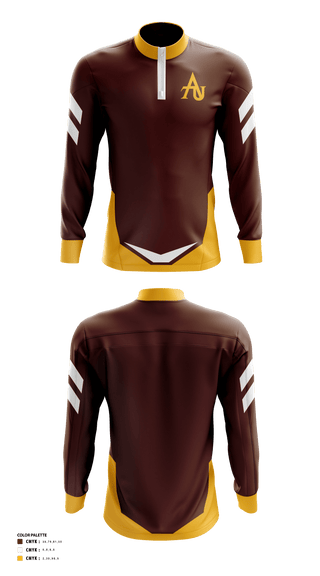 Quarter Zip Jacket, Adelphi University Golf, Golf, Teamtime, Team time, sublimation, custom sports apparel, team uniforms, spirit wear, spiritwear, sports uniforms, custom shirts, team store, custom team store, fundraiser sports, apparel fundraiser