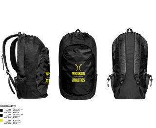 Gear Bag, Wevision Athletics, Men's Basketball, Teamtime, Team time, sublimation, custom sports apparel, team uniforms, spirit wear, spiritwear, sports uniforms, custom shirts, team store, custom team store, fundraiser sports, apparel fundraiser