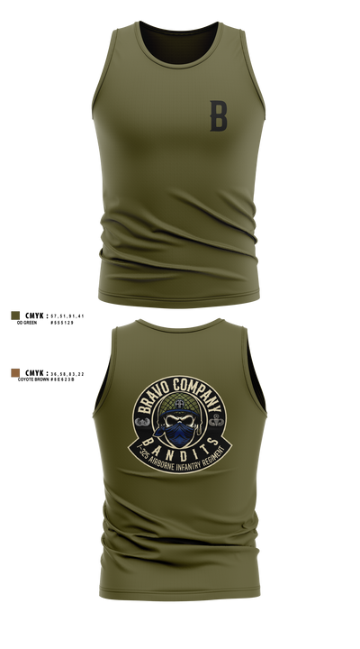 Bravo Company, 1-325 AIR, 2BCT, 82ND ABN DIV Tank Top - 2