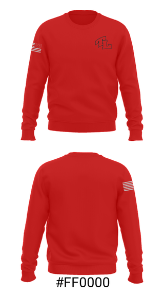 Crew Neck Sweatshirt, Twin Lakes High School Baseball, Baseball, Teamtime, Team time, sublimation, custom sports apparel, team uniforms, spirit wear, spiritwear, sports uniforms, custom shirts, team store, custom team store, fundraiser sports, apparel fundraiser