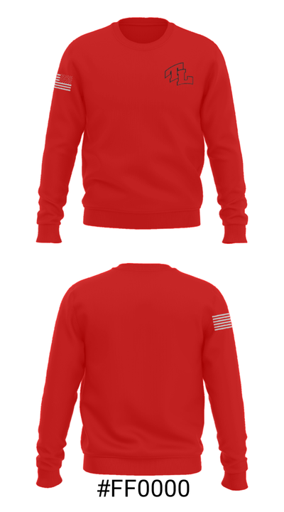 Twin Lakes High School Baseball 66563566 Crew Neck Sweatshirt - 16