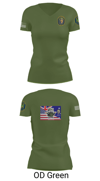 Womens Short Sleeve Vneck Shirt, USS CANBERRA (LCS 30), Navy, Teamtime, Team time, sublimation, custom sports apparel, team uniforms, spirit wear, spiritwear, sports uniforms, custom shirts, team store, custom team store, fundraiser sports, apparel fundraiser