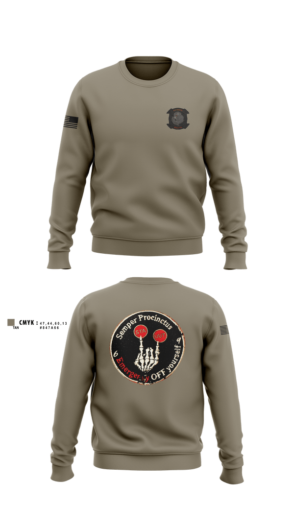 Crew Neck Sweatshirt, Mals-26, Marines, Teamtime, Team time, sublimation, custom sports apparel, team uniforms, spirit wear, spiritwear, sports uniforms, custom shirts, team store, custom team store, fundraiser sports, apparel fundraiser
