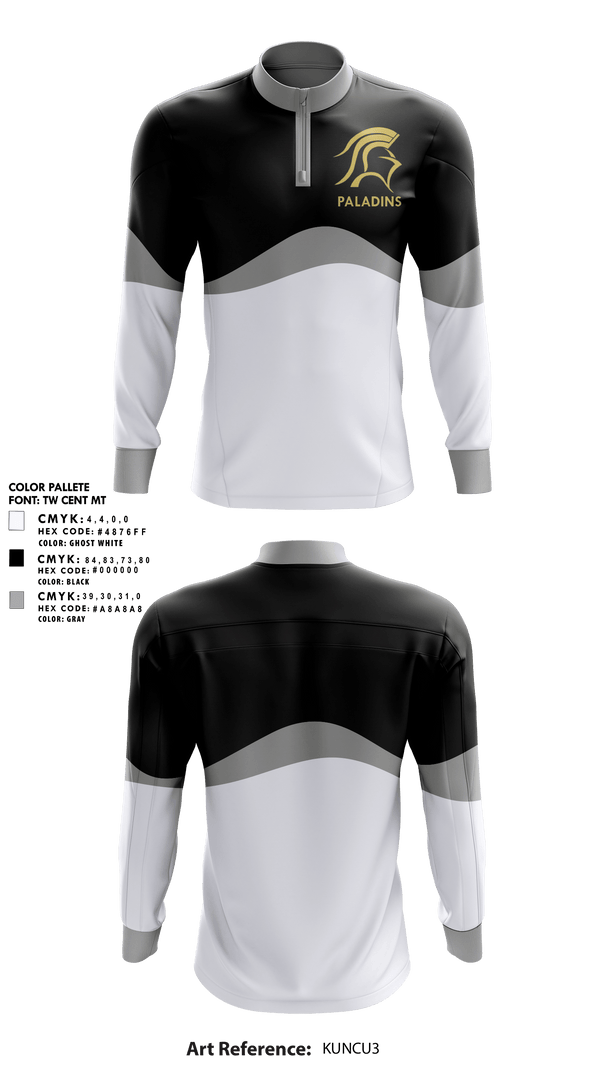Quarter Zip Jacket, Paladins, Track & Field, Teamtime, Team time, sublimation, custom sports apparel, team uniforms, spirit wear, spiritwear, sports uniforms, custom shirts, team store, custom team store, fundraiser sports, apparel fundraiser
