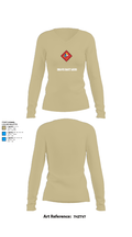 Bravo Bastards 65129777 Women's Long Sleeve V-neck Shirt - 82