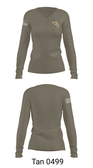 Women's Long Sleeve Vneck Shirt, GrumpyOLVets, Army, Teamtime, Team time, sublimation, custom sports apparel, team uniforms, spirit wear, spiritwear, sports uniforms, custom shirts, team store, custom team store, fundraiser sports, apparel fundraiser