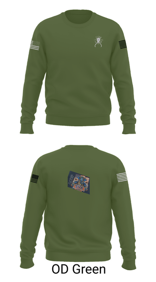 Crew Neck Sweatshirt, TITAN BN, Army, Teamtime, Team time, sublimation, custom sports apparel, team uniforms, spirit wear, spiritwear, sports uniforms, custom shirts, team store, custom team store, fundraiser sports, apparel fundraiser