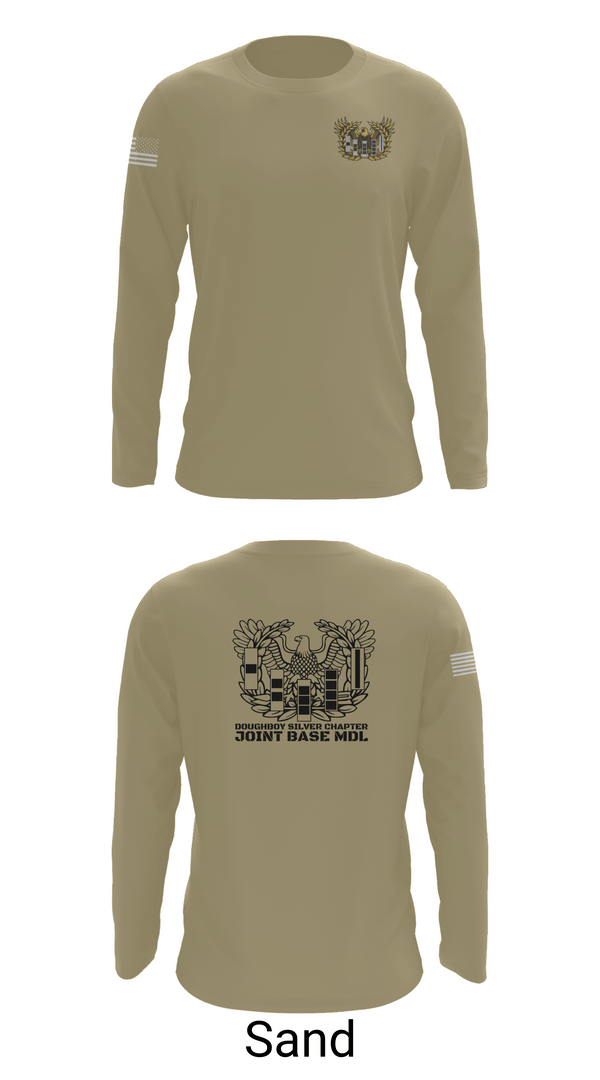 Long Sleeve Performance Shirt, Doughboy Silver Chapter, National Guard, Teamtime, Team time, sublimation, custom sports apparel, team uniforms, spirit wear, spiritwear, sports uniforms, custom shirts, team store, custom team store, fundraiser sports, apparel fundraiser