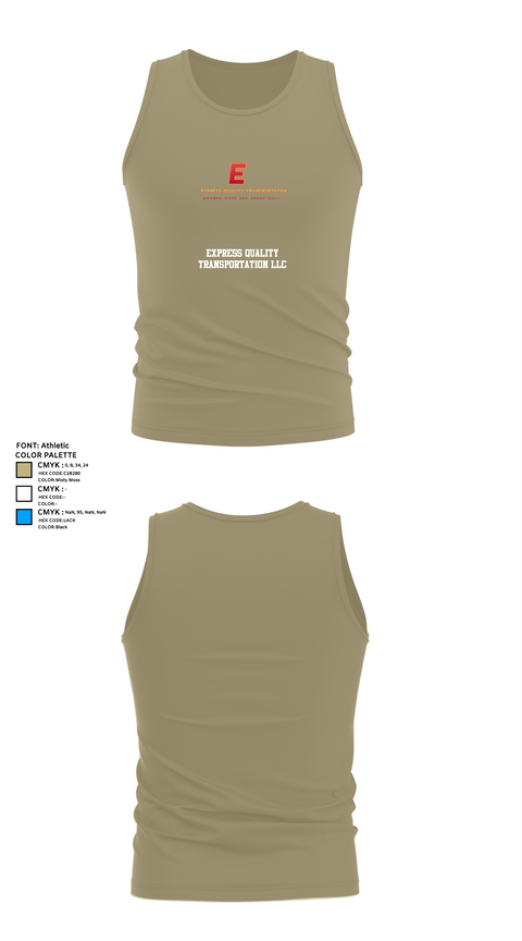 Tank Top, Express Quality Transportation LLC, , Teamtime, Team time, sublimation, custom sports apparel, team uniforms, spirit wear, spiritwear, sports uniforms, custom shirts, team store, custom team store, fundraiser sports, apparel fundraiser