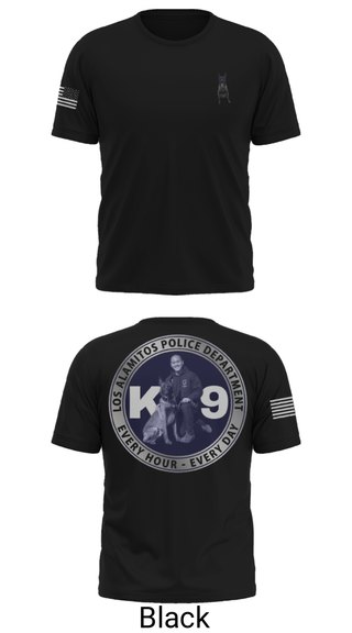 Old School Cotton Feel Shirt, Los Alamitos Police K9, Police, Teamtime, Team time, sublimation, custom sports apparel, team uniforms, spirit wear, spiritwear, sports uniforms, custom shirts, team store, custom team store, fundraiser sports, apparel fundraiser