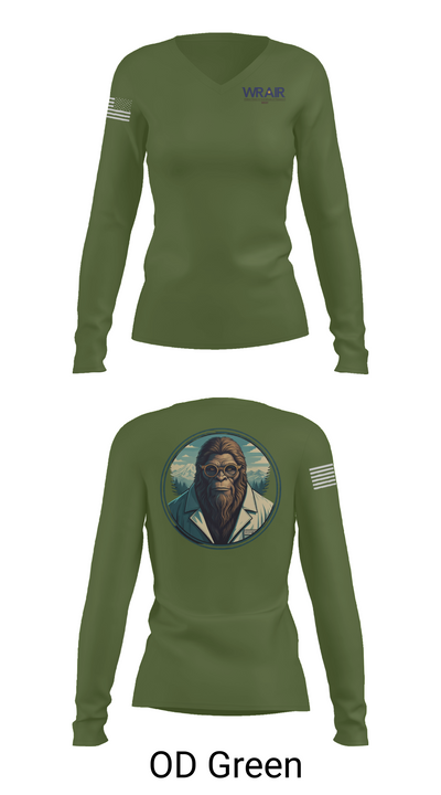 Walter Reed Army Institute of Research - West 71729824 Women's Long Sleeve V-neck Shirt - 57