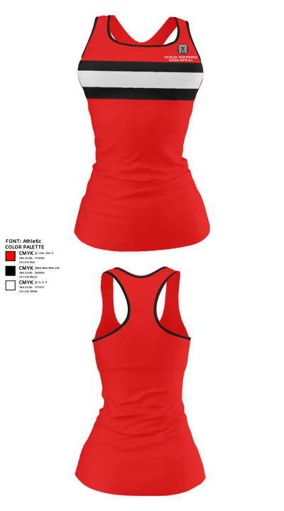 Wheeler County Middle School Softball 81804266 Tank Top - 33