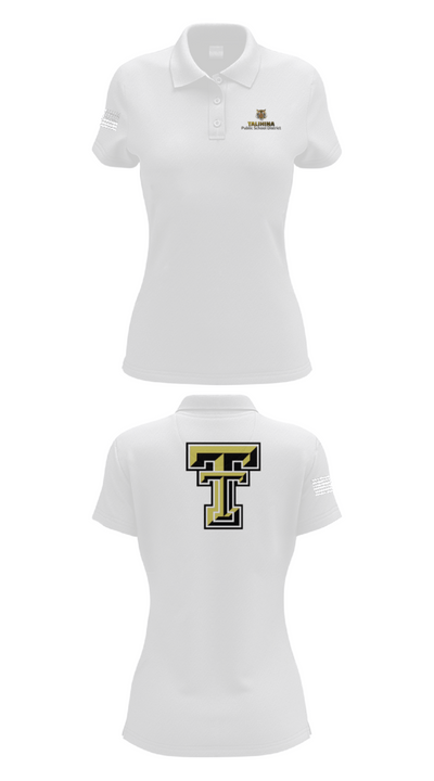 Talihina High School Band 74787981 Women's Short Sleeve Performance Polo  - 17