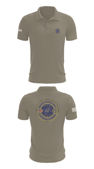 Short Sleeve Performance Polo, USS AMERICA LHA6, Navy, Teamtime, Team time, sublimation, custom sports apparel, team uniforms, spirit wear, spiritwear, sports uniforms, custom shirts, team store, custom team store, fundraiser sports, apparel fundraiser