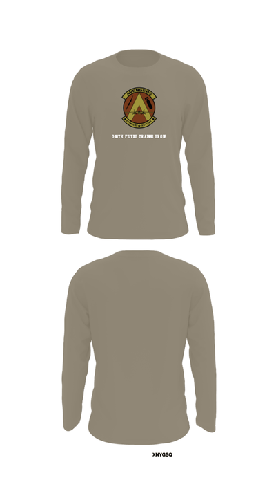 340th Flying Training Group 94922399 Long Sleeve Performance Shirt - 72