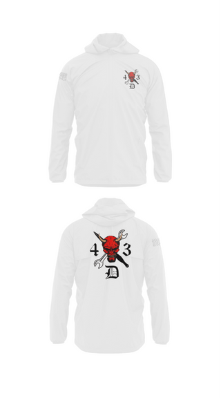 Windbreaker, 4-3 DEMONS, Army, Teamtime, Team time, sublimation, custom sports apparel, team uniforms, spirit wear, spiritwear, sports uniforms, custom shirts, team store, custom team store, fundraiser sports, apparel fundraiser