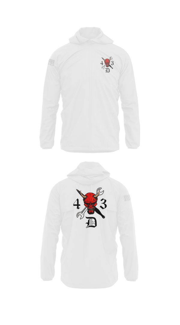Windbreaker, 4-3 DEMONS, Army, Teamtime, Team time, sublimation, custom sports apparel, team uniforms, spirit wear, spiritwear, sports uniforms, custom shirts, team store, custom team store, fundraiser sports, apparel fundraiser