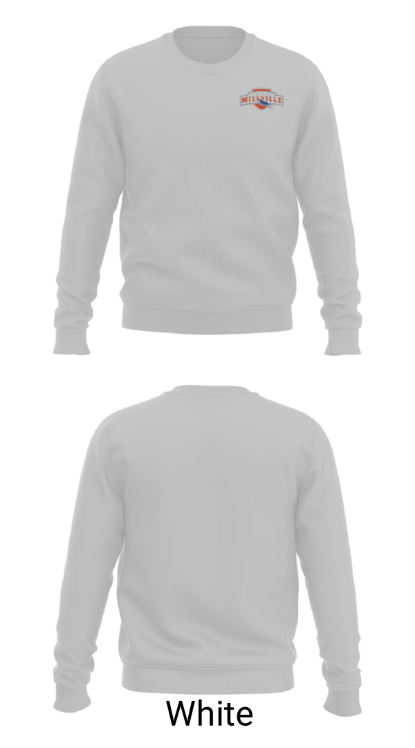 Crew Neck Sweatshirt, Millville Senior High School, Spirit Store, Teamtime, Team time, sublimation, custom sports apparel, team uniforms, spirit wear, spiritwear, sports uniforms, custom shirts, team store, custom team store, fundraiser sports, apparel fundraiser