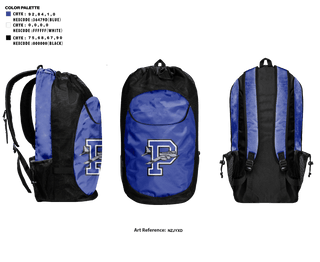 Gear Bag, Blue Bombers Volleyball, Women's Volleyball, Teamtime, Team time, sublimation, custom sports apparel, team uniforms, spirit wear, spiritwear, sports uniforms, custom shirts, team store, custom team store, fundraiser sports, apparel fundraiser