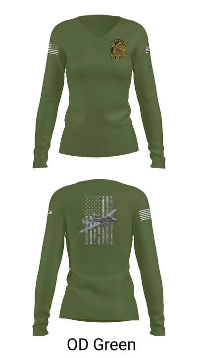 74 FGS 48894221 Women's Long Sleeve V-neck Shirt -1 57