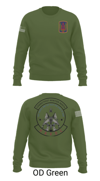 Crew Neck Sweatshirt, 1-169th E Company, National Guard, Teamtime, Team time, sublimation, custom sports apparel, team uniforms, spirit wear, spiritwear, sports uniforms, custom shirts, team store, custom team store, fundraiser sports, apparel fundraiser