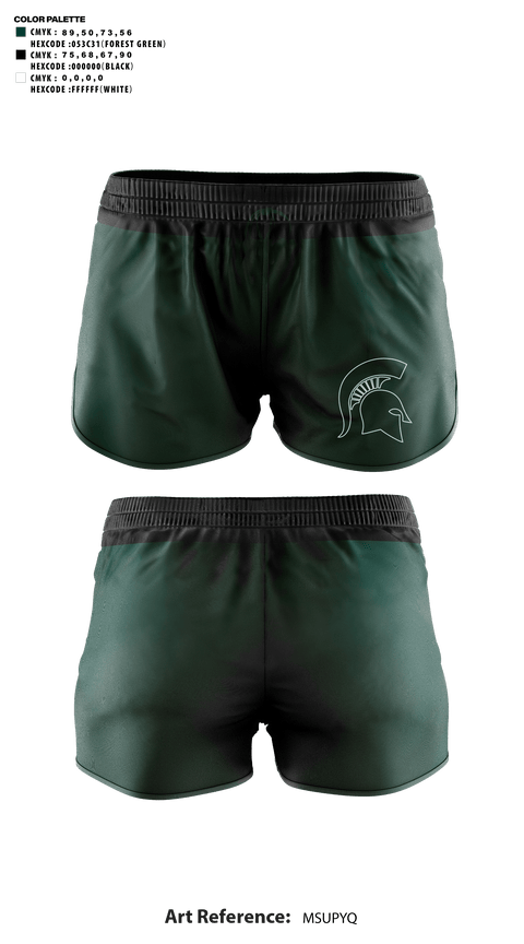 Womens Shorts, Pembroke Jr Spartans, Cheer, Teamtime, Team time, sublimation, custom sports apparel, team uniforms, spirit wear, spiritwear, sports uniforms, custom shirts, team store, custom team store, fundraiser sports, apparel fundraiser