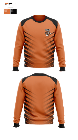 Crew Neck Sweatshirt, Buckholts High School Volleyball, Women's Volleyball, Teamtime, Team time, sublimation, custom sports apparel, team uniforms, spirit wear, spiritwear, sports uniforms, custom shirts, team store, custom team store, fundraiser sports, apparel fundraiser