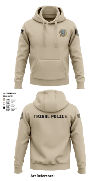 Hoodie, Eastern Shawnee Tribal Police, Police, Teamtime, Team time, sublimation, custom sports apparel, team uniforms, spirit wear, spiritwear, sports uniforms, custom shirts, team store, custom team store, fundraiser sports, apparel fundraiser