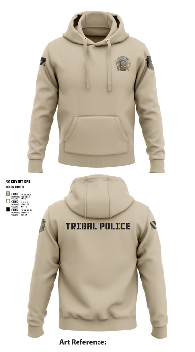 Eastern Shawnee Tribal Police 67427450 Hoodie - 1