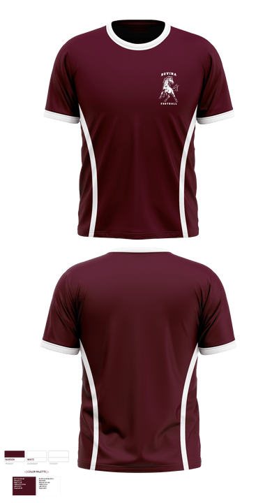 Bovina High School Football 56089228 Short Sleeve Performance Shirt - 1