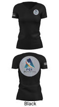 AFCI ELECTRIC 15786508 Women's Short Sleeve V-neck Shirt - 38