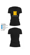 Euclid High School Cheer 49423458 Women's Short Sleeve V-neck Shirt - 37