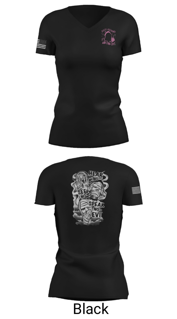 Women's Short Sleeve Vneck Shirt, Lions den, Football, Teamtime, Team time, sublimation, custom sports apparel, team uniforms, spirit wear, spiritwear, sports uniforms, custom shirts, team store, custom team store, fundraiser sports, apparel fundraiser