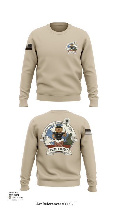 Chimney troops 46116890 Crew Neck Sweatshirt - 113