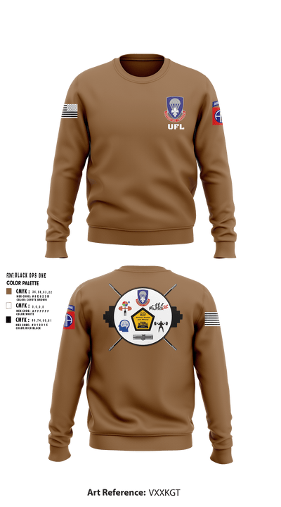 82nd ADSB H2F 64570500 Crew Neck Sweatshirt - 16