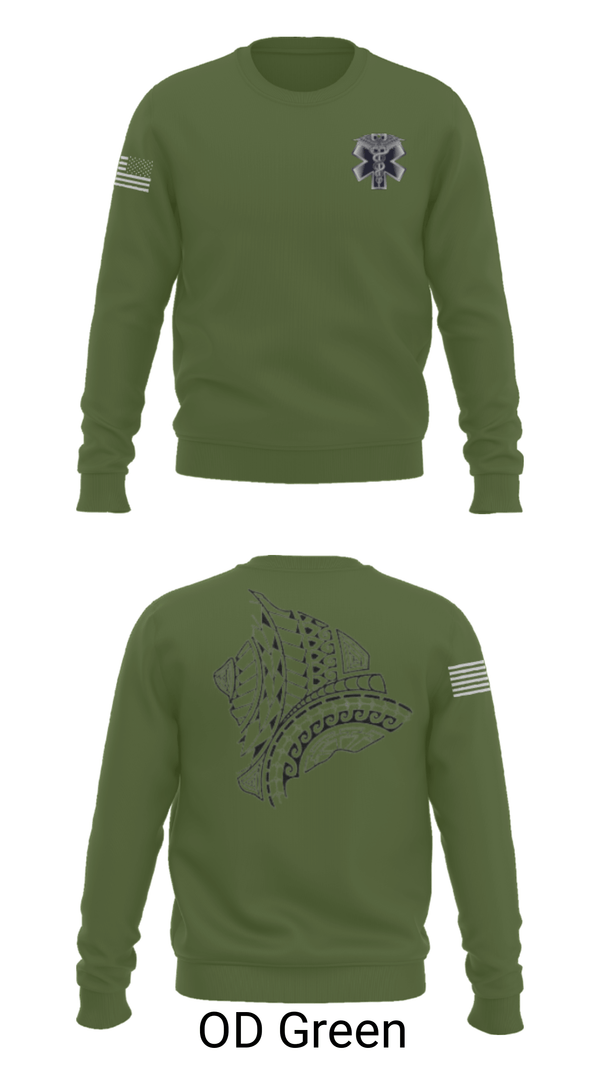 Crew Neck Sweatshirt, MEDICS, National Guard, Teamtime, Team time, sublimation, custom sports apparel, team uniforms, spirit wear, spiritwear, sports uniforms, custom shirts, team store, custom team store, fundraiser sports, apparel fundraiser
