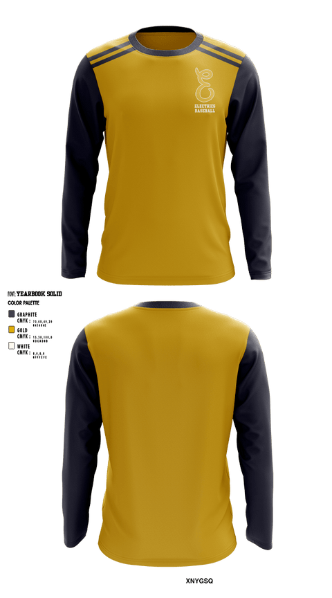Long Sleeve Performance Shirt, Electrics, Baseball, Teamtime, Team time, sublimation, custom sports apparel, team uniforms, spirit wear, spiritwear, sports uniforms, custom shirts, team store, custom team store, fundraiser sports, apparel fundraiser
