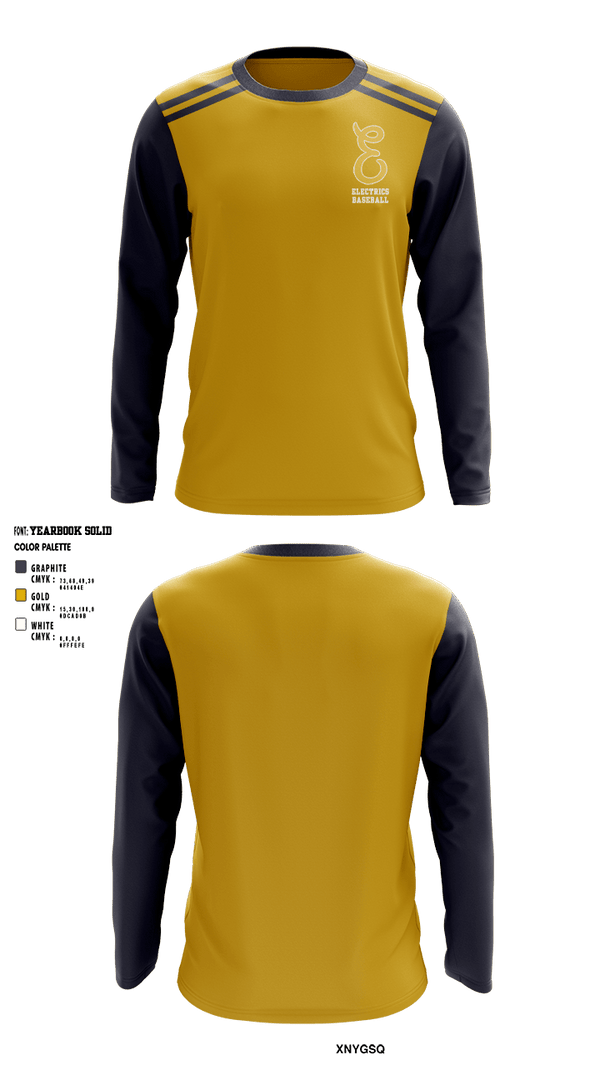 Long Sleeve Performance Shirt, Electrics, Baseball, Teamtime, Team time, sublimation, custom sports apparel, team uniforms, spirit wear, spiritwear, sports uniforms, custom shirts, team store, custom team store, fundraiser sports, apparel fundraiser