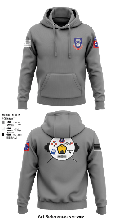 82nd ADSB H2F 64570500 Hoodie - 15