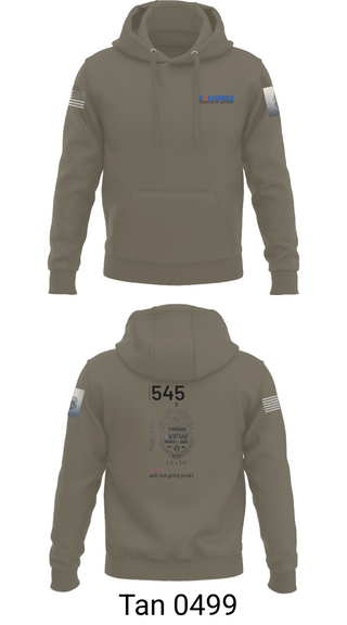 Hoodie, TN VFW, Army, Teamtime, Team time, sublimation, custom sports apparel, team uniforms, spirit wear, spiritwear, sports uniforms, custom shirts, team store, custom team store, fundraiser sports, apparel fundraiser