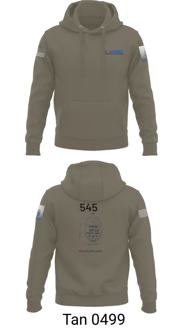 Hoodie, TN VFW, Army, Teamtime, Team time, sublimation, custom sports apparel, team uniforms, spirit wear, spiritwear, sports uniforms, custom shirts, team store, custom team store, fundraiser sports, apparel fundraiser