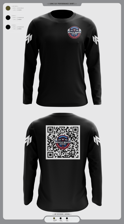 Muscle Maker Academy 31935817 Long Sleeve Performance Shirt - 2