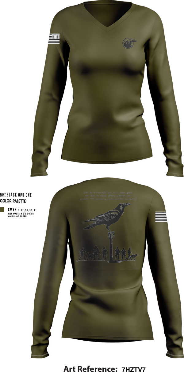 Womens Long Sleeve Vneck Shirt, VPD, Police, Teamtime, Team time, sublimation, custom sports apparel, team uniforms, spirit wear, spiritwear, sports uniforms, custom shirts, team store, custom team store, fundraiser sports, apparel fundraiser