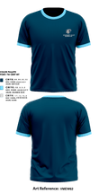 Dougherty Valley High School Badminton 26990606 Short Sleeve Performance Shirt - 1