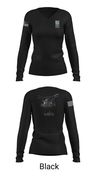 Womens Long Sleeve Vneck Shirt, Landing Support, Marines, Teamtime, Team time, sublimation, custom sports apparel, team uniforms, spirit wear, spiritwear, sports uniforms, custom shirts, team store, custom team store, fundraiser sports, apparel fundraiser