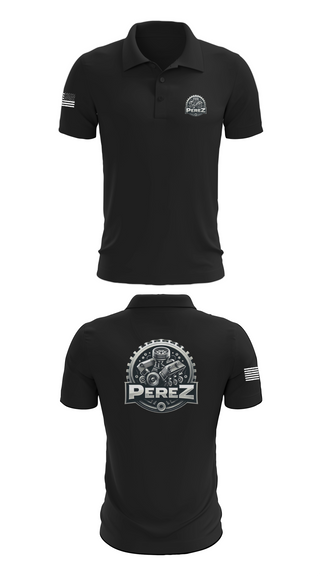 Short Sleeve Performance Polo, PÉREZ MOTORS, , Teamtime, Team time, sublimation, custom sports apparel, team uniforms, spirit wear, spiritwear, sports uniforms, custom shirts, team store, custom team store, fundraiser sports, apparel fundraiser