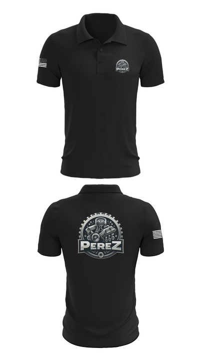 PÉREZ MOTORS 46833550 Short Sleeve Performance Polo - 12