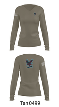 Hawksquad 45976731 Women's Long Sleeve V-neck Shirt - 39